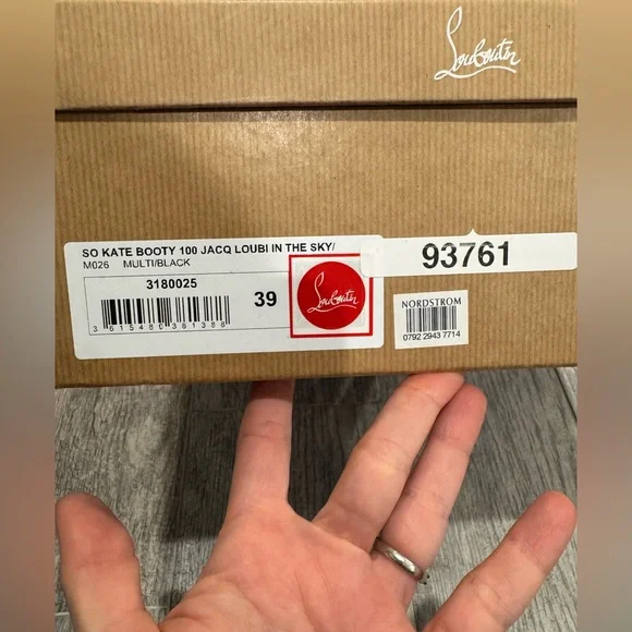 Christian Louboutin black So Kate jacquard booties - Picture 8 of 16